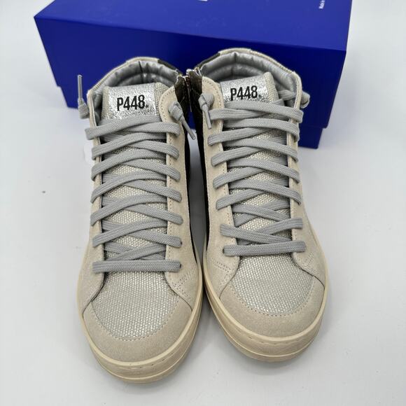 P448 New in Box Skate Prisma Sneaker High Top Gold Metallic // 36 - Picture 6 of 16